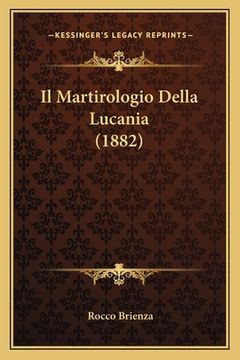 portada Il Martirologio Della Lucania (1882) (en Italiano)
