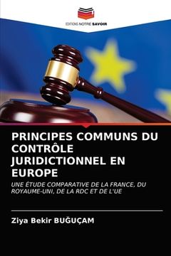 portada Principes Communs Du Contrôle Juridictionnel En Europe (en Francés)