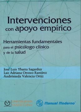 portada Intervenciones con Apoyo Empírico. Herramienta Fundamental Para El
Psicólogo Clínico y de la Salud (Spanish Edition)