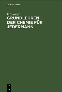 portada Grundlehren der Chemie für Jedermann (en Alemán)
