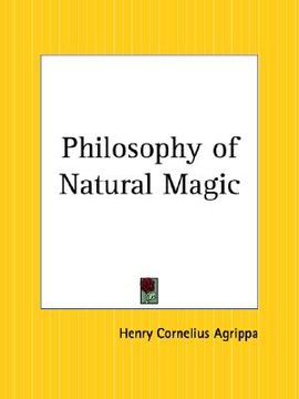 portada philosophy of natural magic (en Inglés)