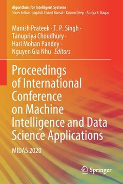 portada Proceedings of International Conference on Machine Intelligence and Data Science Applications: Midas 2020 (in English)