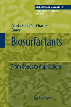 portada biosurfactants: from genes to applications (en Inglés)