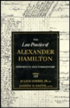 portada law practice of alexander hamilton: volume 3 (en Inglés)