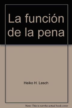 portada La Función de la Pena (in Spanish)