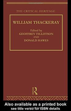 portada William Thackeray: The Critical Heritage (in English)
