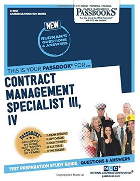 portada Contract Management Specialist Iii, iv (in English)