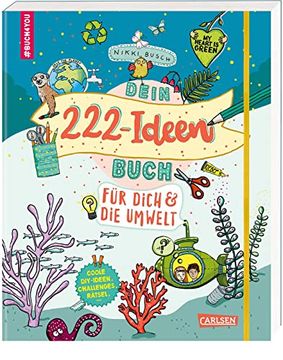 portada Buch4You: Dein 222 Ideen-Buch für Dich und die Umwelt: Kreatives Eintragbuch Über Nachhaltigkeit und Umweltschutz zum Mitmachen für Kinder ab 10. Sachwissen, Rätseln, Quiz und Diy-Bastelideen (in German)
