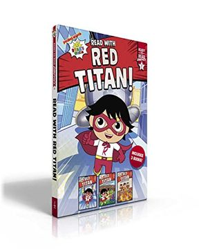 portada Read with Red Titan! (Boxed Set): Red Titan and the Runaway Robot; Red Titan and the Never-Ending Maze; Red Titan and the Floor of Lava (en Inglés)
