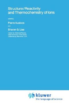 portada structure/reactivity and thermochemistry of ions (en Inglés)