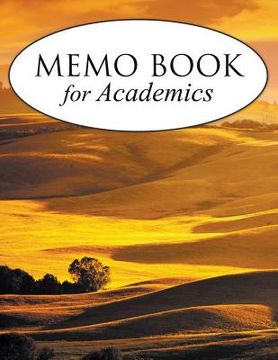 portada Memo Book For Academics (en Inglés)