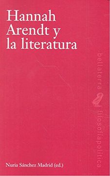 portada Hannah Arendty la Literatura (in Spanish)