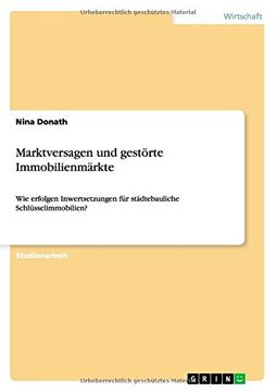 portada Marktversagen und gestörte Immobilienmärkte (German Edition)