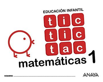 portada Tic tic tac Matemáticas 1. - 9788469829875