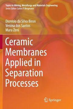 portada Ceramic Membranes Applied in Separation Processes (en Inglés)