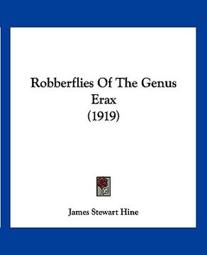 portada robberflies of the genus erax (1919) (en Inglés)