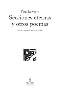 portada Secciones Eternas y Otros Poemas (in Spanish)