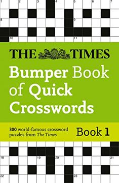 portada Times Bumper Book of Quick Crosswords Book 1 (en Inglés)