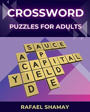 portada Crossword Puzzle Book for Adults: Large Print Easy Puzzles With Solutions (en Inglés)