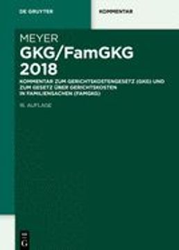 portada Gkg/Famgkg 2018 (de Gruyter Kommentar) (German Edition) [Hardcover ]