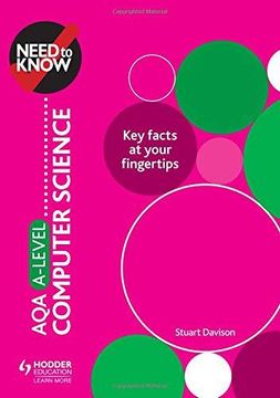 portada Need to Know: AQA A-level Computer Science (Paperback) (en Inglés)