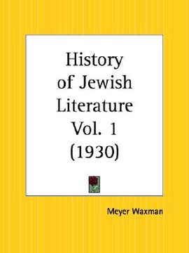 portada history of jewish literature part 1 (en Inglés)