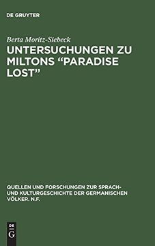 portada Untersuchungen zu Miltons Paradise Lost: Interpretation der Beiden Schlussbücher (en Alemán)