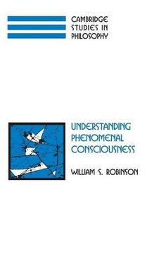 portada Understanding Phenomenal Consciousness Hardback (Cambridge Studies in Philosophy) (in English)