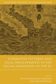 portada Normative Patterns and Legal Developments in the Social Dimension of the EU (en Inglés)