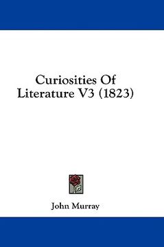 portada curiosities of literature v3 (1823)