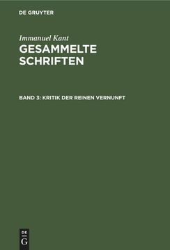 portada Kritik der Reinen Vernunft: Zweite Auflage 1787 (en Alemán)