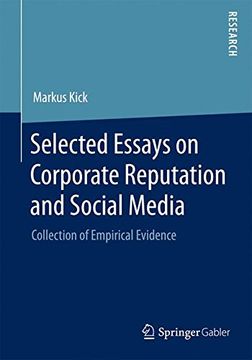 portada Selected Essays on Corporate Reputation and Social Media