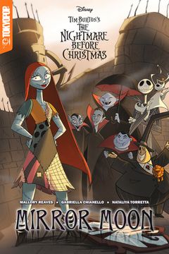 portada Disney Manga: Tim Burton'S the Nightmare Before Christmas - Mirror Moon Graphic Novel (en Inglés)