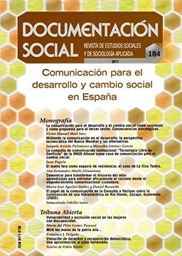 portada Comunicación para el desarrollo y cambio social en España