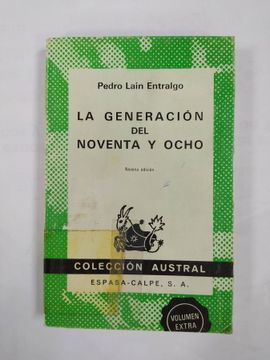 portada La Generacion del 98 (in Spanish)