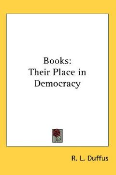 portada books: their place in democracy (en Inglés)