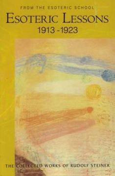 portada Esoteric Lessons 1913-1923 (cw 266 (en Inglés)