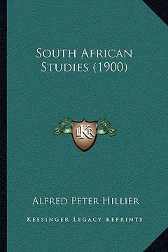 portada south african studies (1900) (in English)