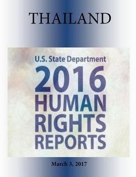 portada THAILAND 2016 HUMAN RIGHTS Report (en Inglés)