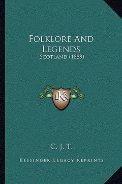 portada folklore and legends: scotland (1889) (in English)