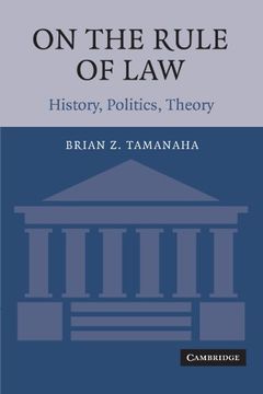 portada On the Rule of law Paperback: History, Politics, Theory (en Inglés)