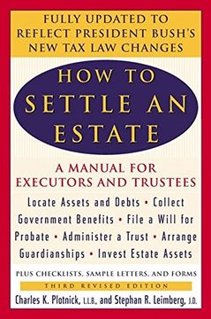 portada How to Settle an Estate 