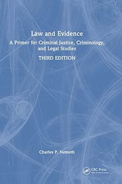 portada Law and Evidence: A Primer for Criminal Justice, Criminology, and Legal Studies 
