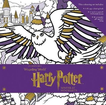 portada Harry Potter: Winter at Hogwarts: A Magical Colouring set 