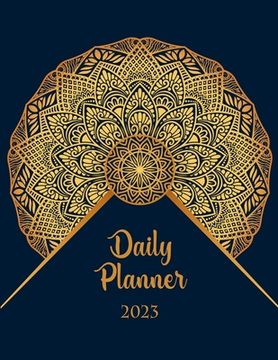 portada Daily Planner 2022: Large Size 8.5 x 11 One Day Per Page 365 Days Appointment Planner 2022 Agenda (in English)