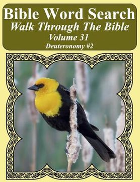 portada Bible Word Search Walk Through The Bible Volume 31: Deuteronomy #2 Extra Large Print (en Inglés)