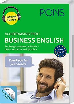 portada Pons Audiotraining Profi Business English: Für Fortgeschrittene und Profis - Hören, Verstehen und Sprechen