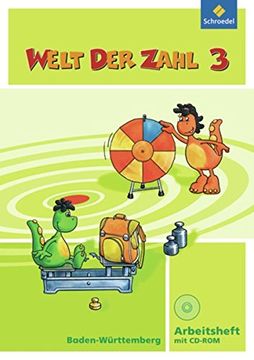 portada Welt der Zahl - Ausgabe 2010 für Baden-Württemberg: Arbeitsheft 3 mit Cd-Rom (en Alemán)