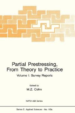 portada partial prestressing, from theory to practice: (in English)