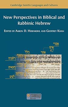 portada New Perspectives in Biblical and Rabbinic Hebrew (en Inglés)